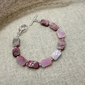 Rhodochrosite Gemstone Bracelet